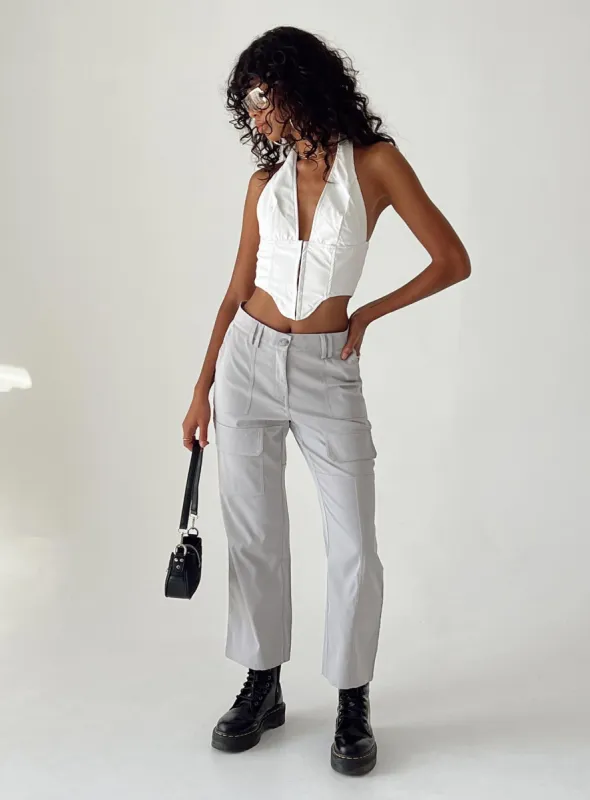 As You Were Cargo Pants Grey sold by Princess Polly