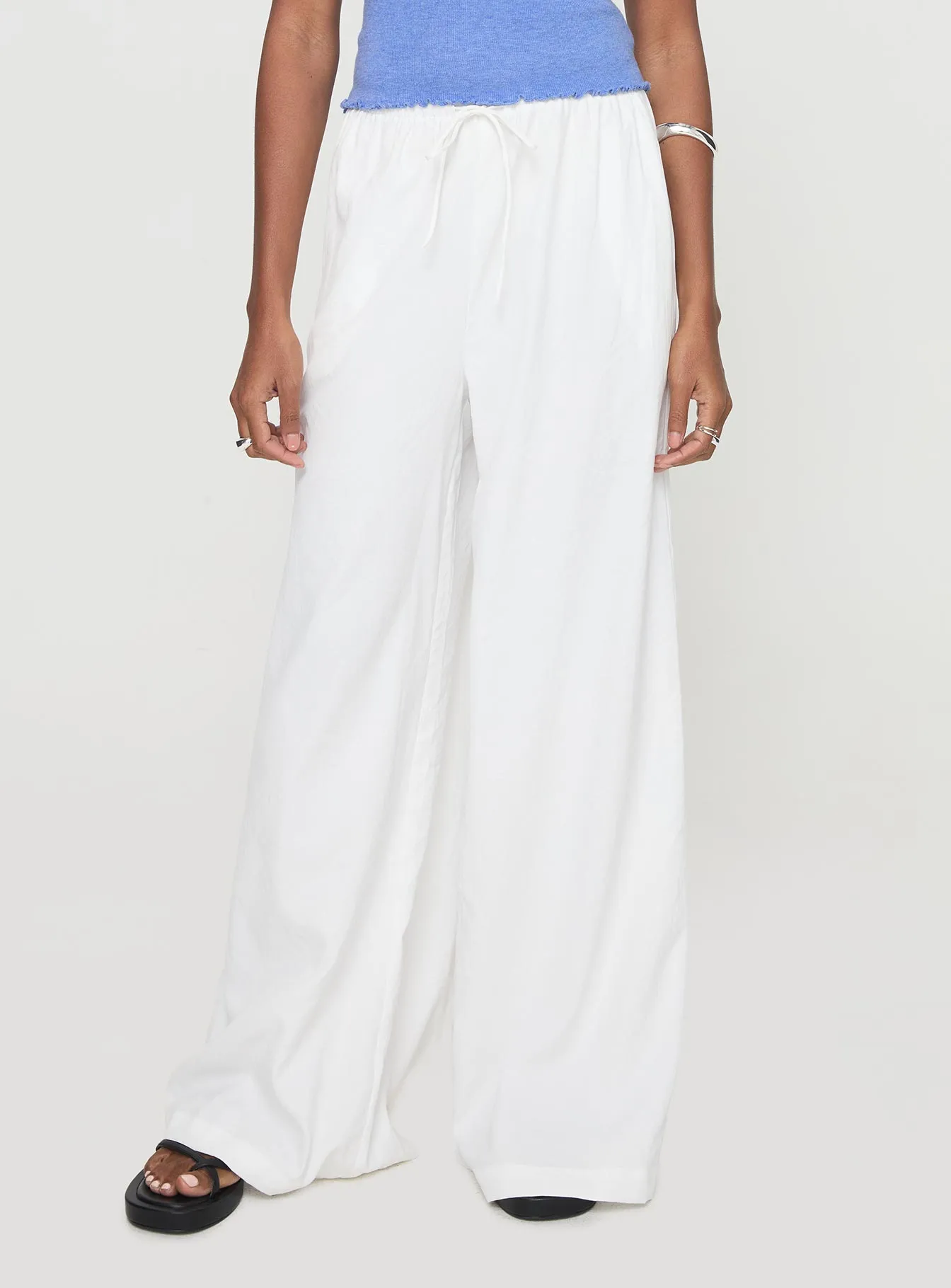 Barbieri Pants White sold by Princess Polly product image thumbnail 2