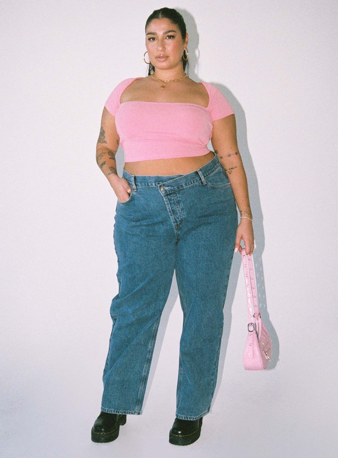 Dianne Top Pink Curve sold by Princess Polly product image thumbnail 2