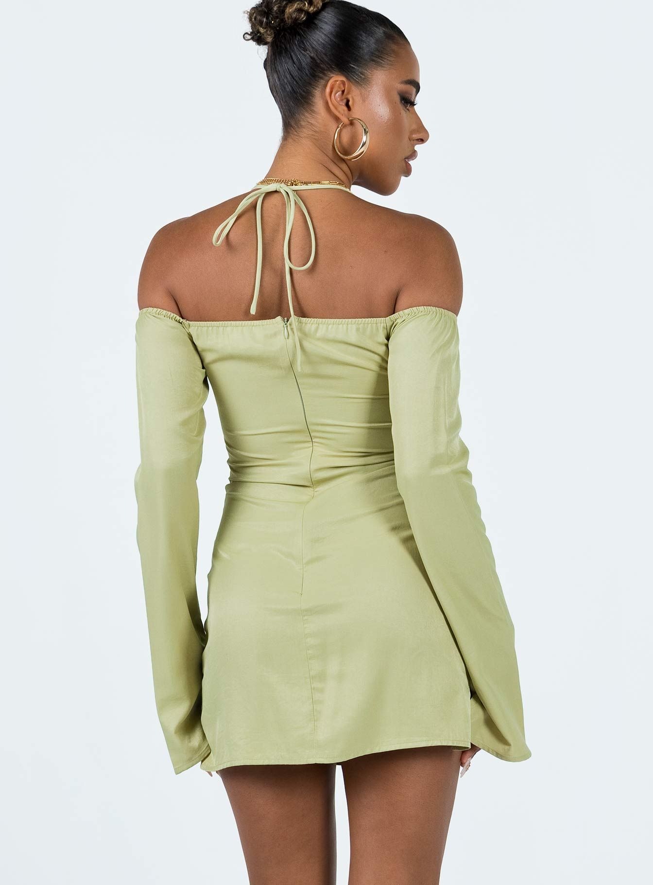 Tamarose Mini Dress Green sold by Princess Polly product image thumbnail 5