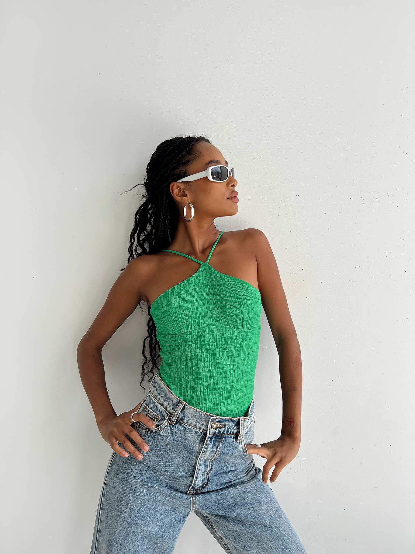 Niles Bodysuit Green sold by Princess Polly product image thumbnail 2