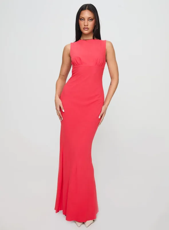Bourne Maxi Dress Red sold by Princess Polly
