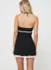 Denvan Strapless Mini Dress Black sold by Princess Polly