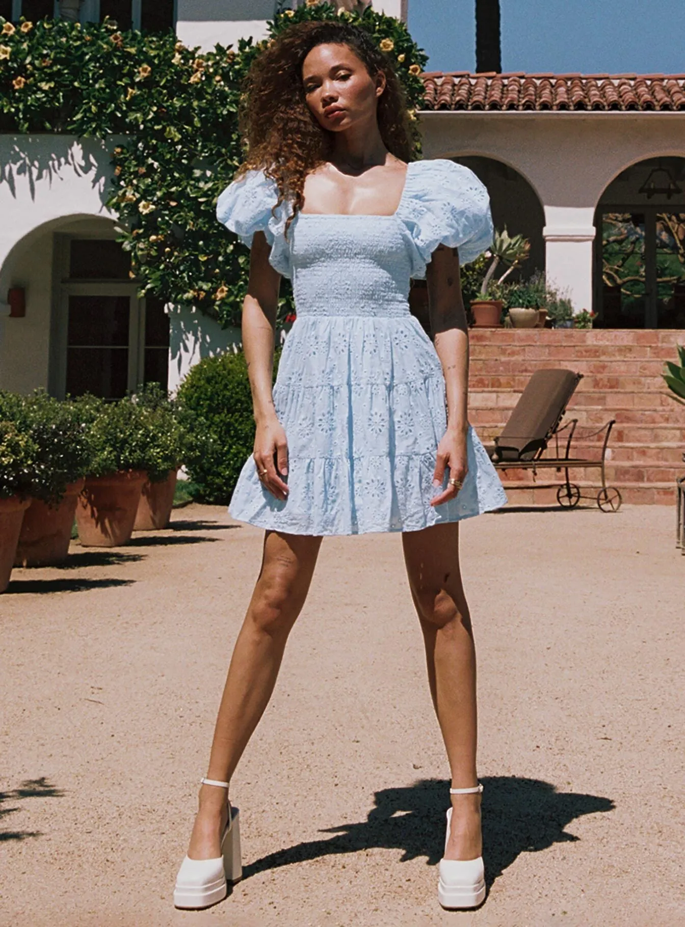 Malek Mini Dress Blue sold by Princess Polly product image thumbnail 2