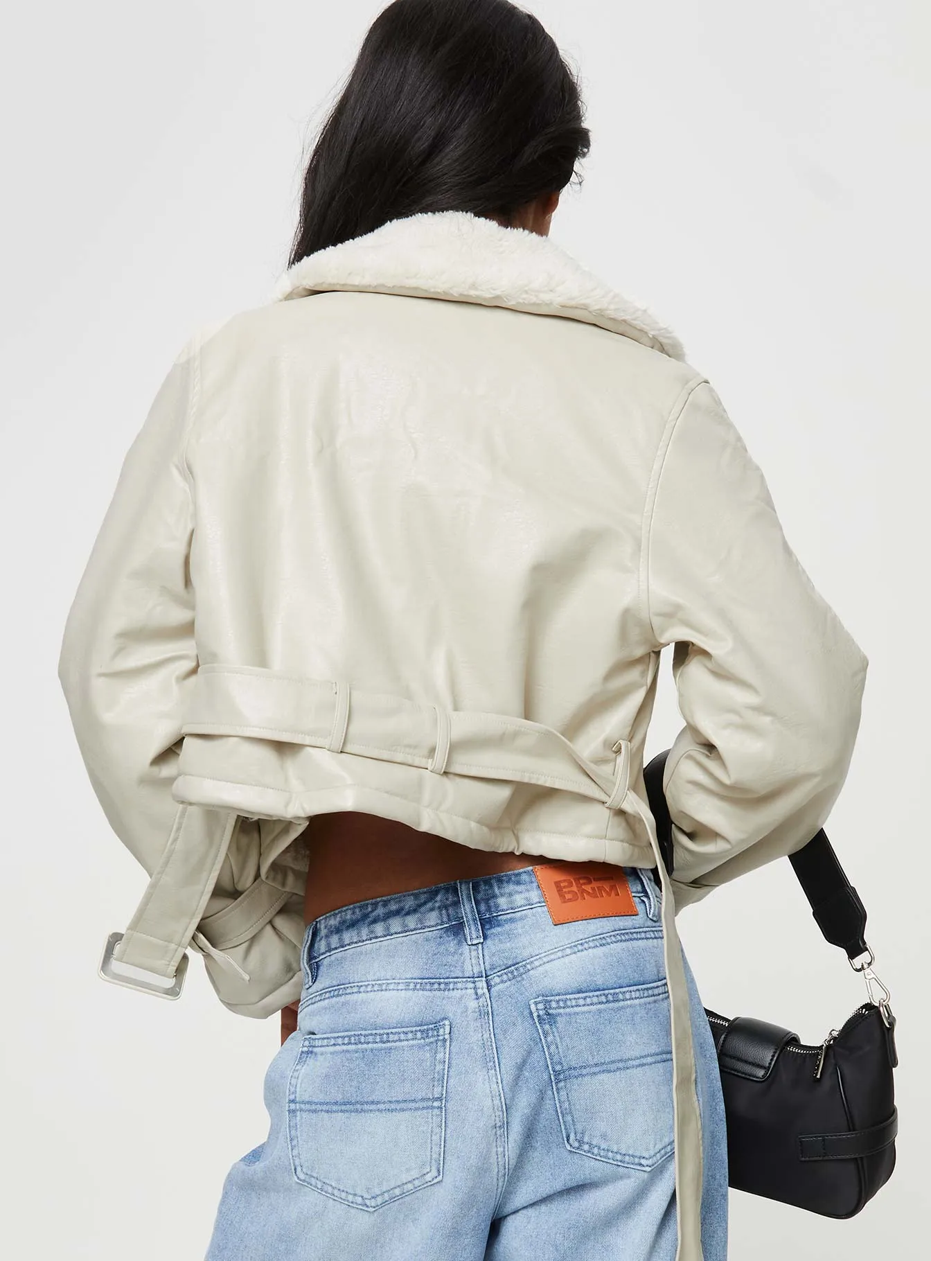 Off Duty Jacket Cream sold by Princess Polly product image thumbnail 5