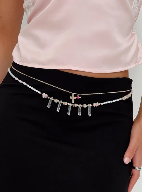 Milden Chain Belt Multi sold by Princess Polly