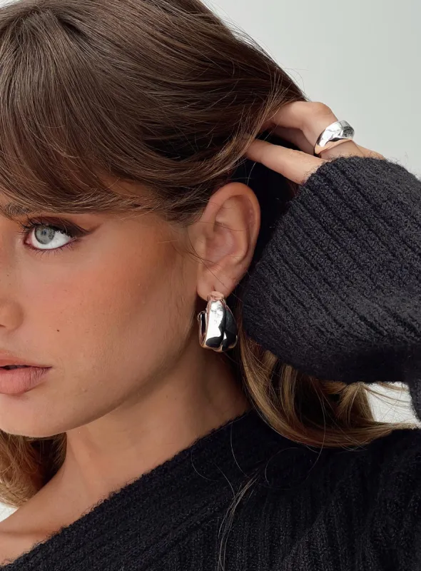 Zaveri Earrings Silver sold by Princess Polly