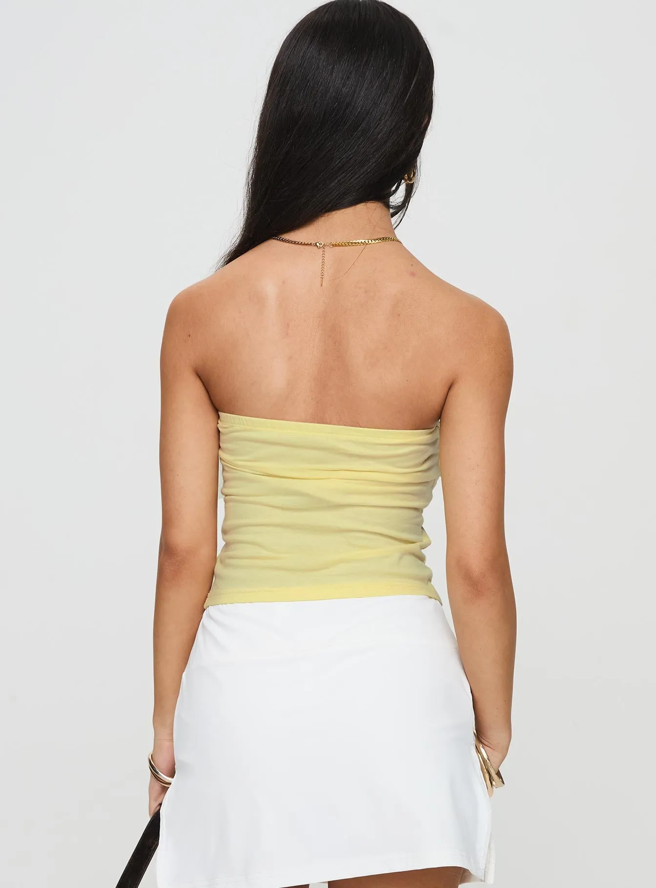Fiji Strapless Top Yellow sold by Princess Polly product image thumbnail 5