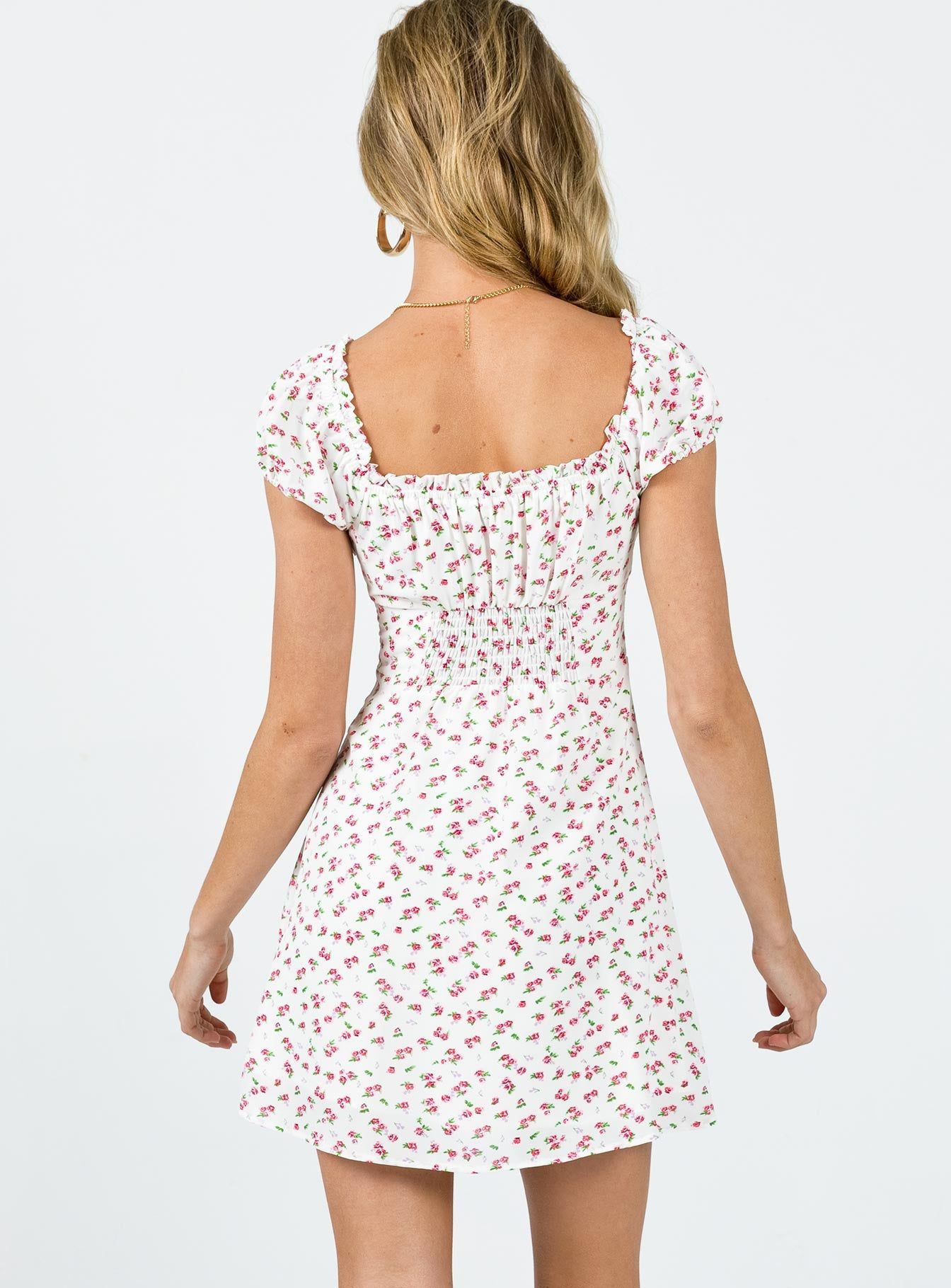 Lidia Mini Dress White Multi sold by Princess Polly product image thumbnail 5