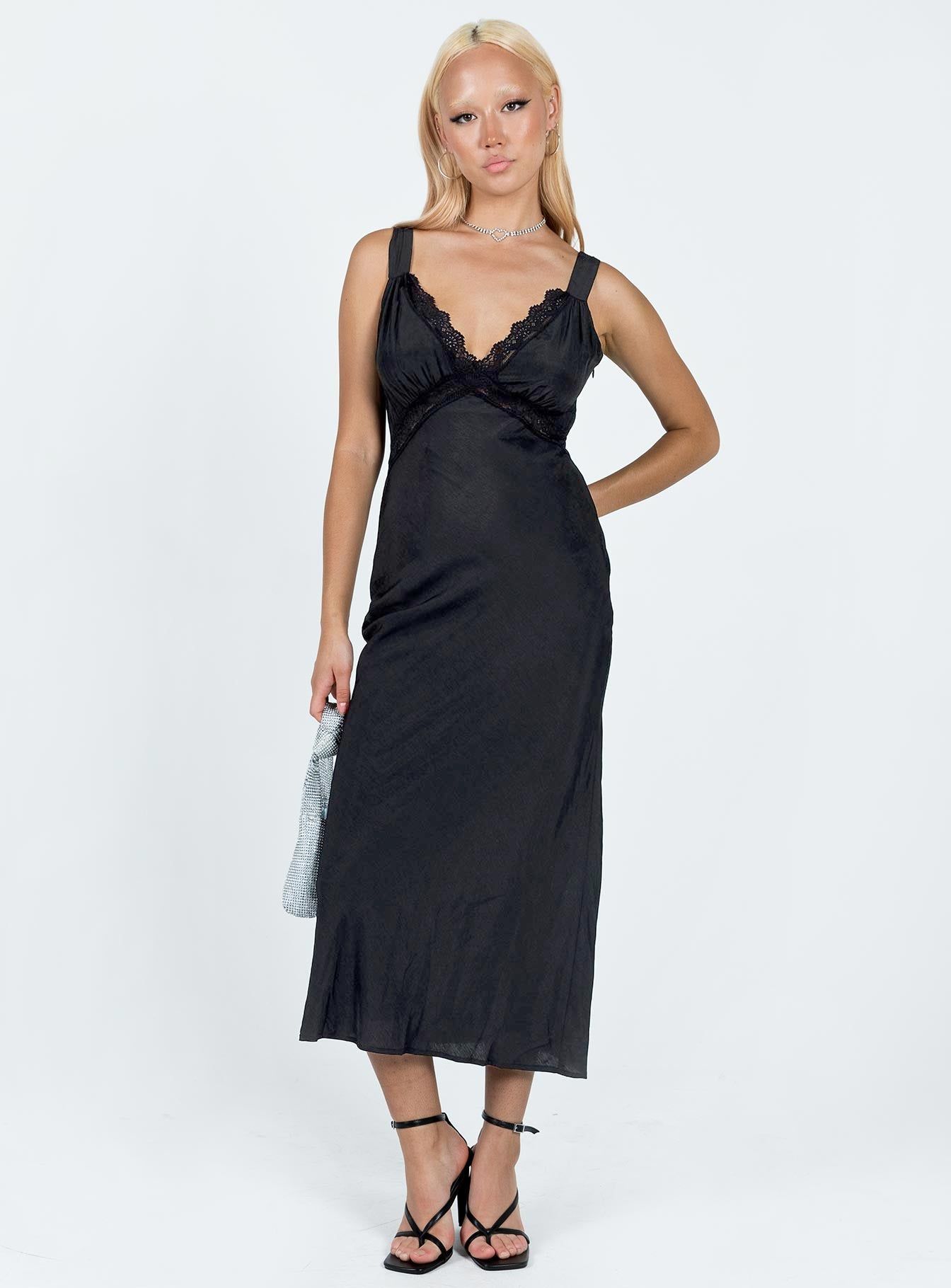 Hannelle Maxi Dress Black sold by Princess Polly product image thumbnail 2