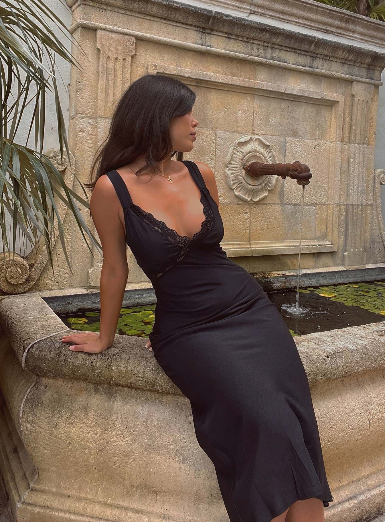 Hannelle Maxi Dress Black sold by Princess Polly