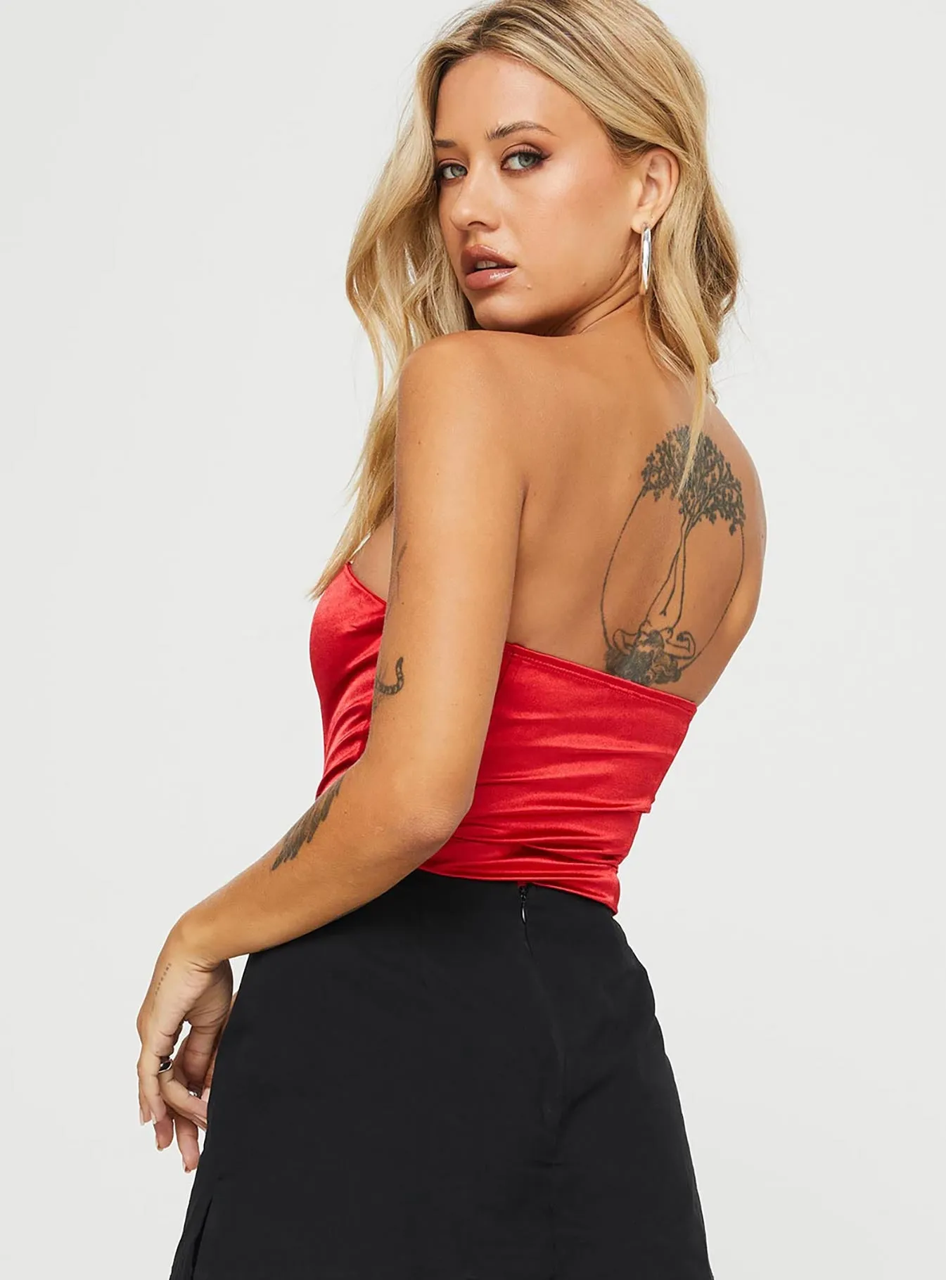 Huttley Bodysuit Red sold by Princess Polly product image thumbnail 5