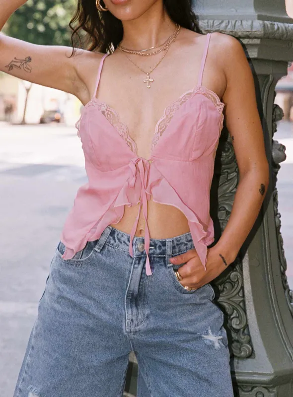 Janney Top Pink sold by Princess Polly