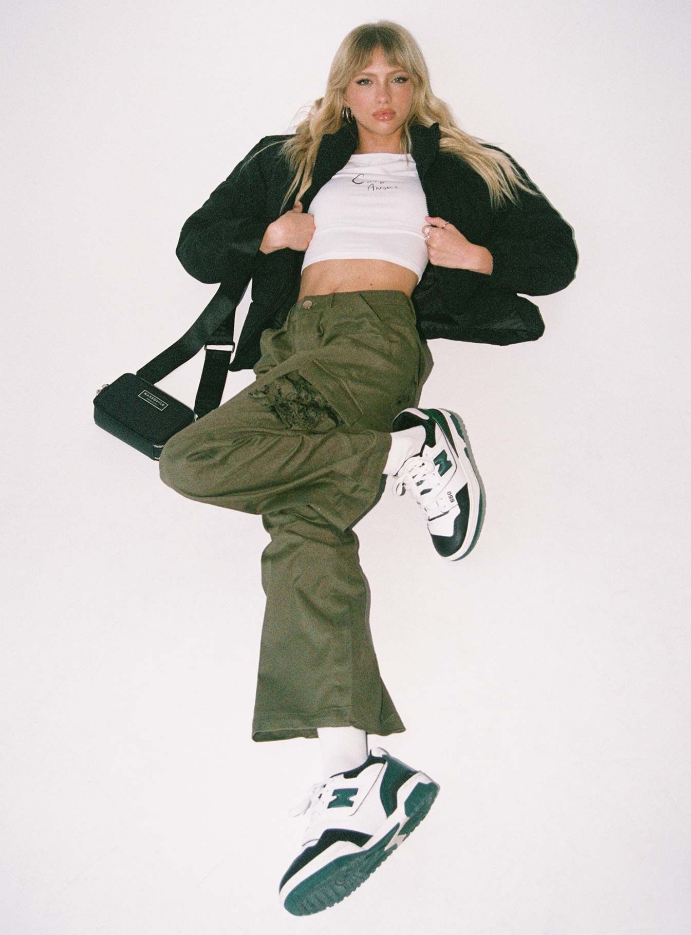 Paisley Tattoo Cargo Pants Khaki sold by Princess Polly