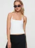 Ezekiel Nylon Top White sold by Princess Polly