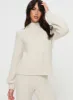 Sharif Cable Knit Sweater Beige sold by Princess Polly
