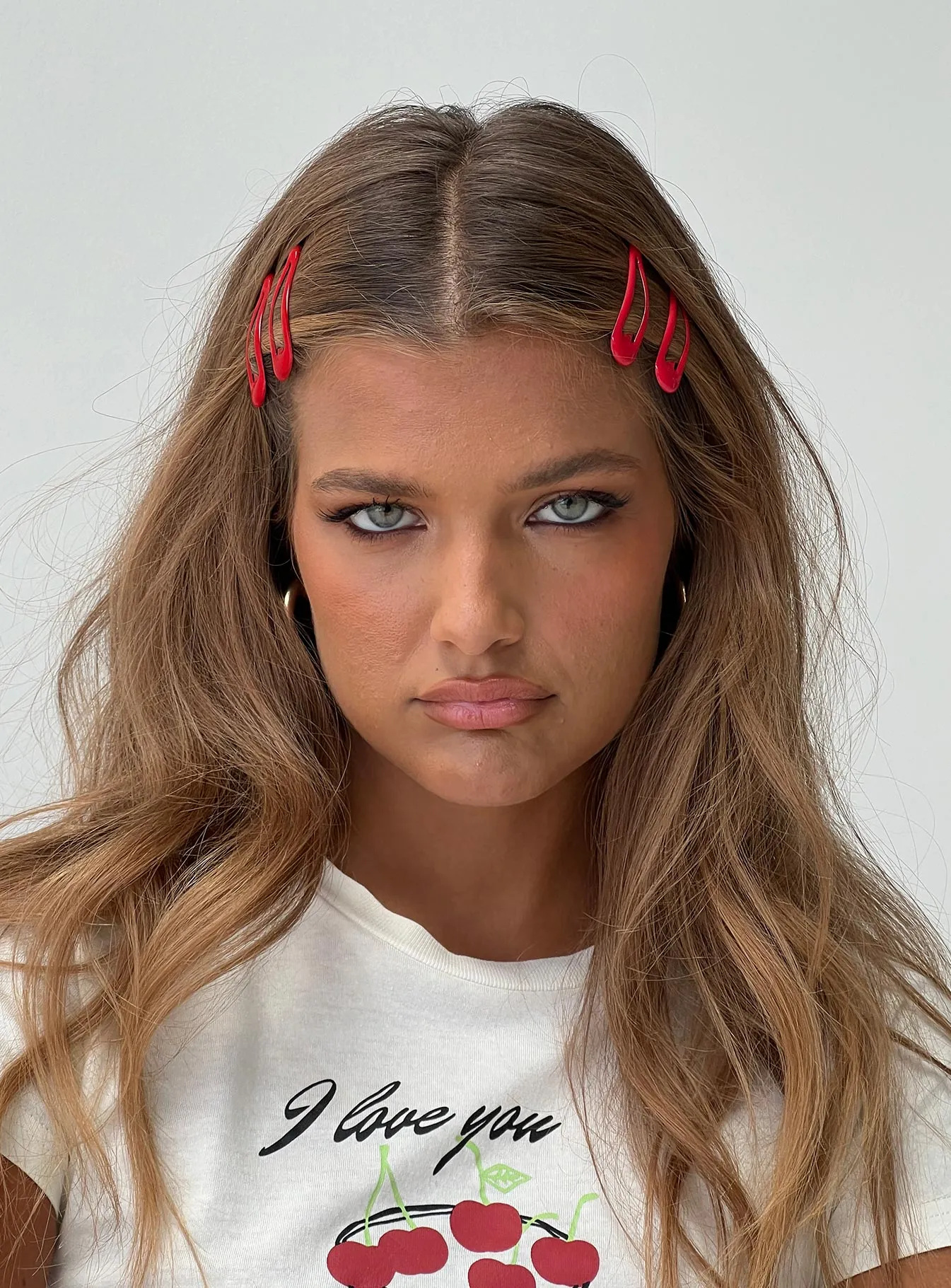 Felipe Hair Clip Pack Red sold by Princess Polly