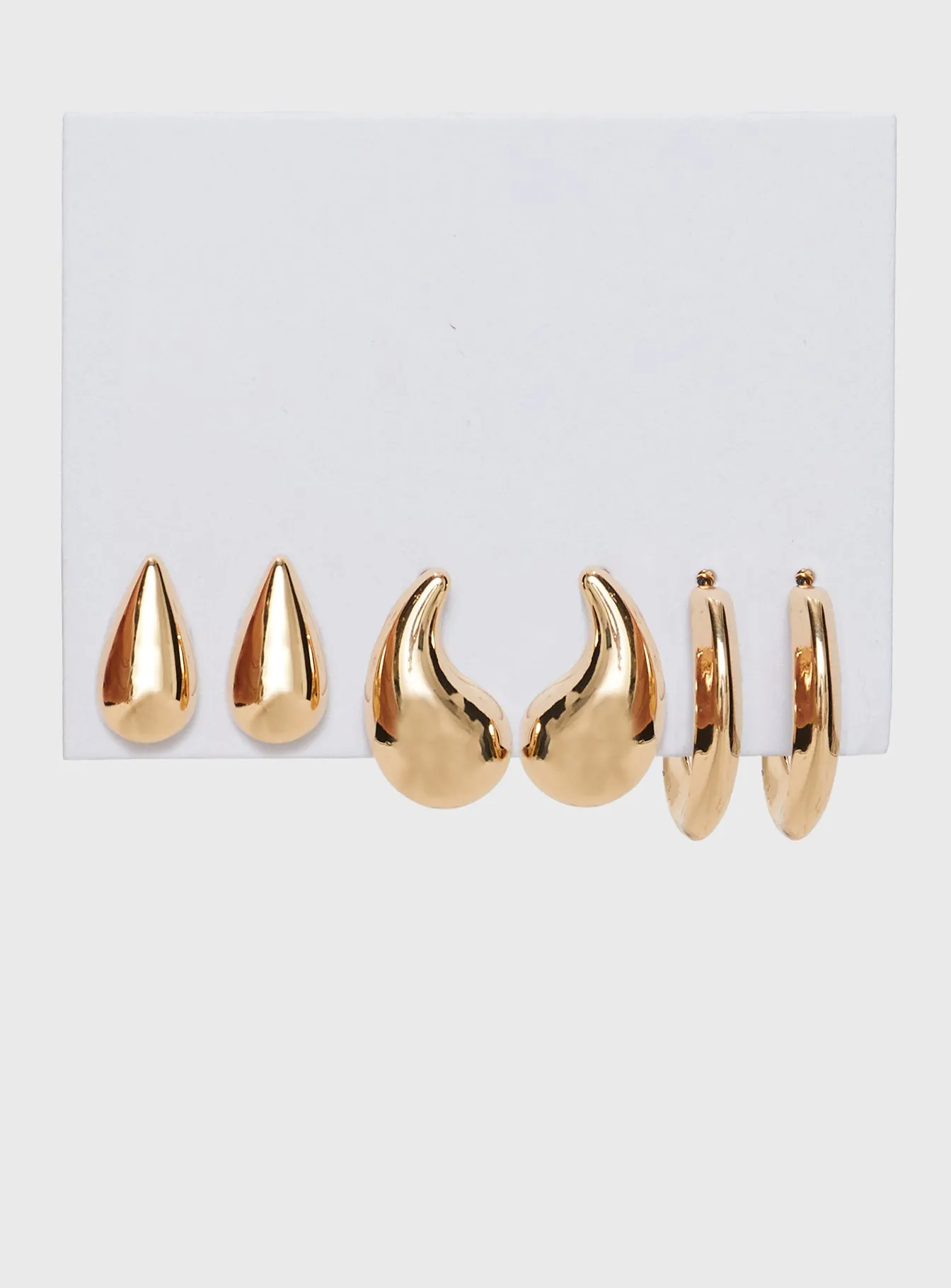 Take A Flight Earring Pack Gold sold by Princess Polly product image thumbnail 2