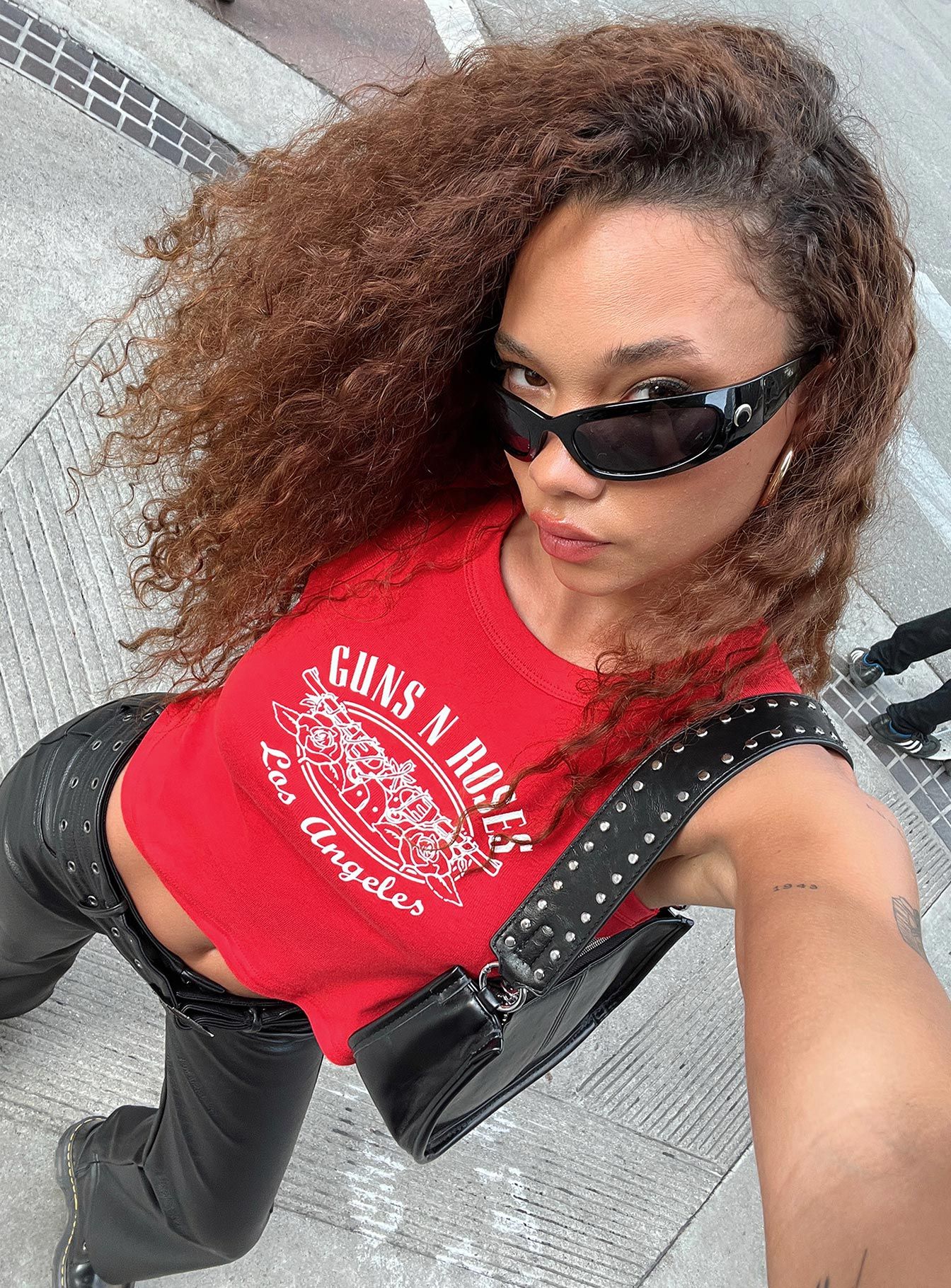 Guns N' Roses Tank Top Red sold by Princess Polly product image thumbnail 2