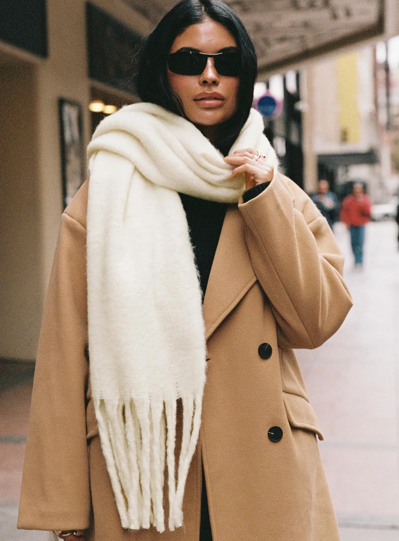 July Scarf Cream sold by Princess Polly