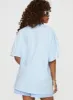 Genuine Oversized Tee Blue sold by Princess Polly