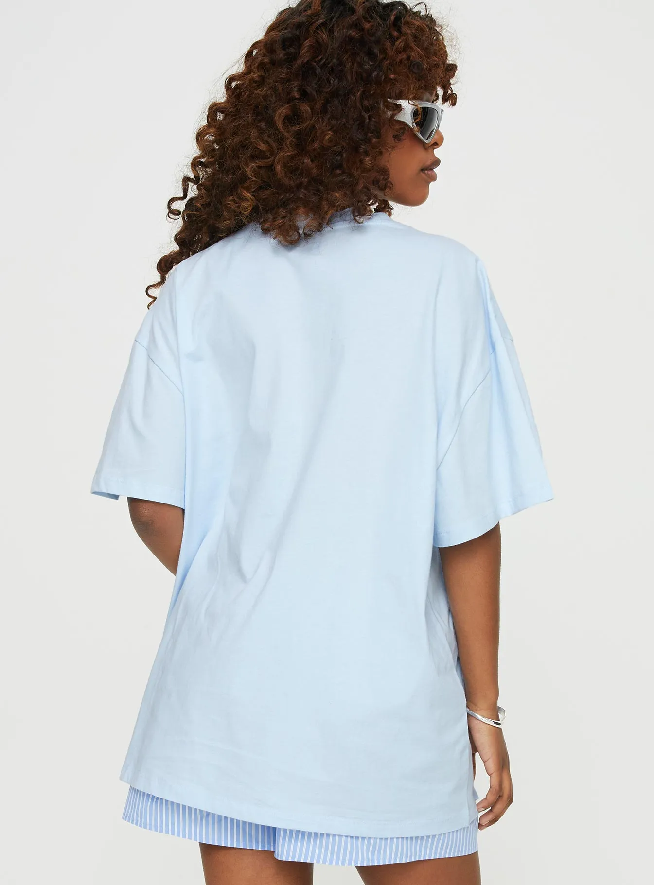 Genuine Oversized Tee Blue sold by Princess Polly product image thumbnail 5