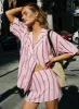 Caraliia Shirt Pink Stripe sold by Princess Polly