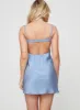 Dream Sake Mini Dress Blue sold by Princess Polly