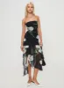 Nektaria Strapless Midi Dress Multi sold by Princess Polly