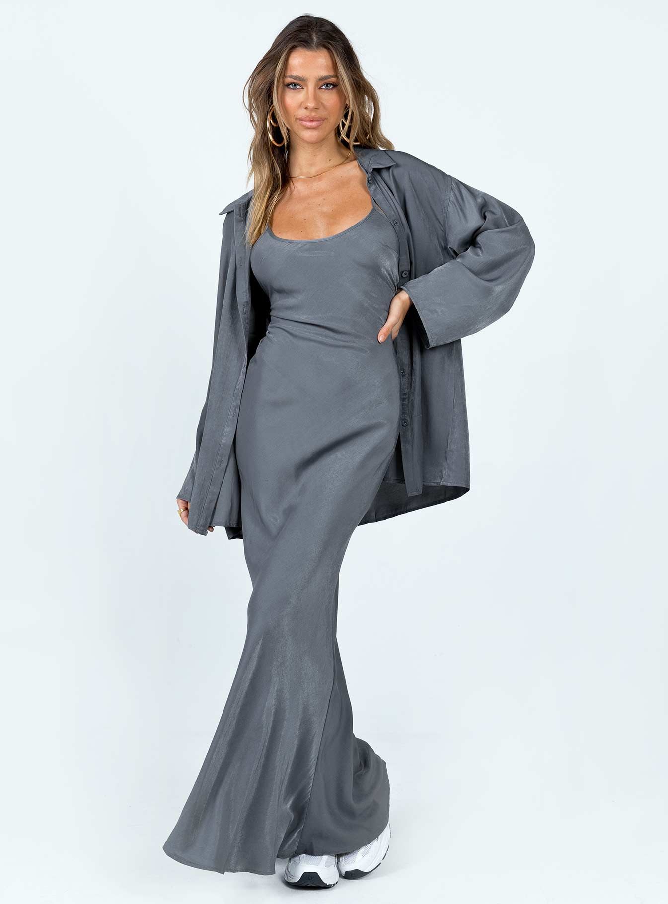 Callie Maxi Set Grey sold by Princess Polly product image thumbnail 2