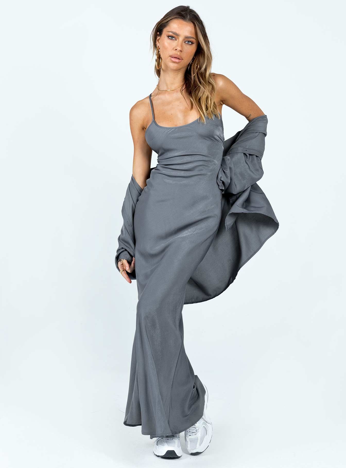 Callie Maxi Set Grey sold by Princess Polly product image thumbnail 3