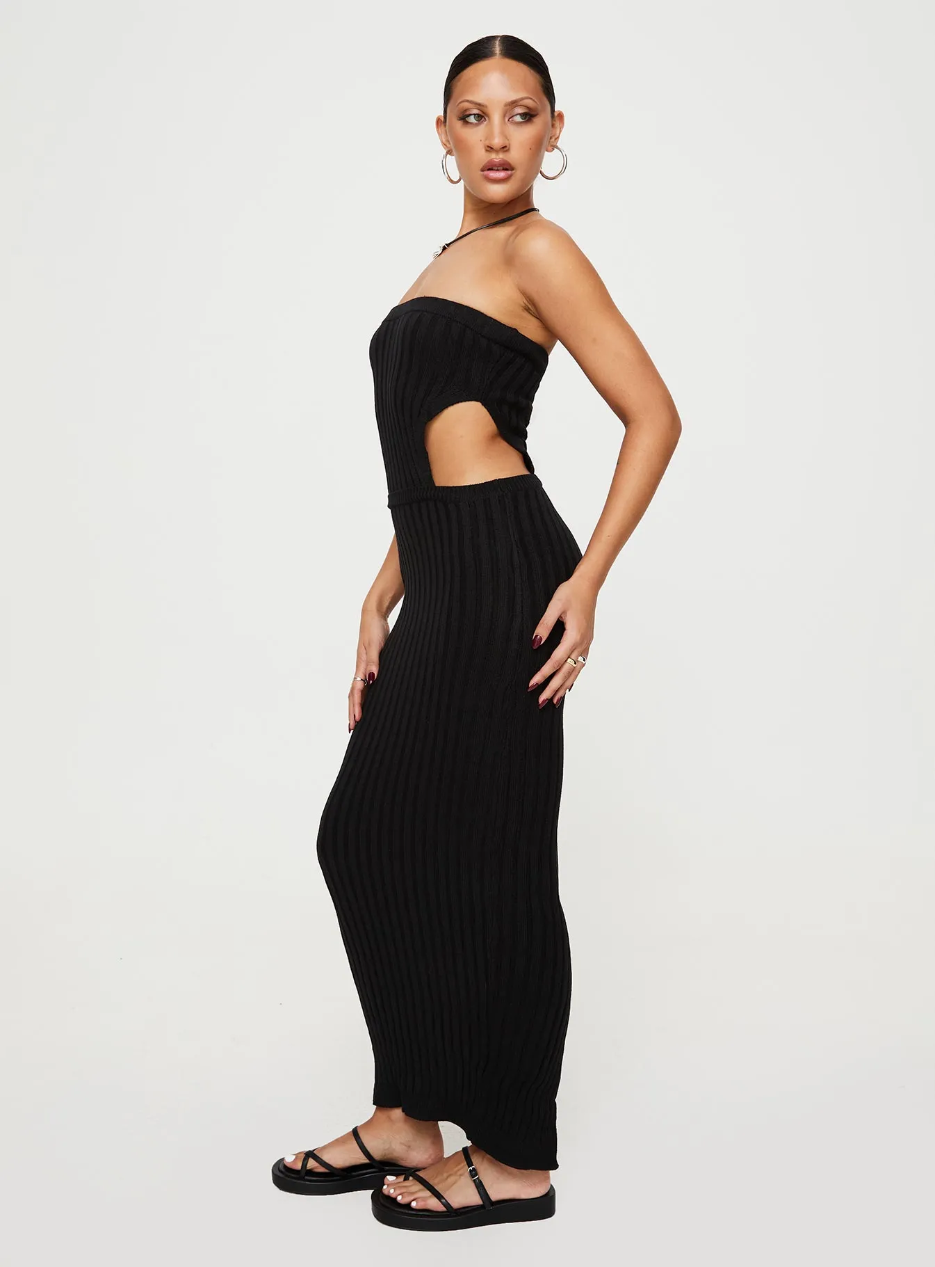 Olia Maxi Dress Black sold by Princess Polly product image thumbnail 4