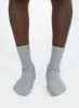 Sports Crew Ribbed Socks Grey sold by Princess Polly