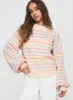 Harmony Balloon Sleeve Knit Sweater Multi sold by Princess Polly