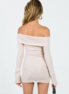 Savani Mini Dress Cream sold by Princess Polly