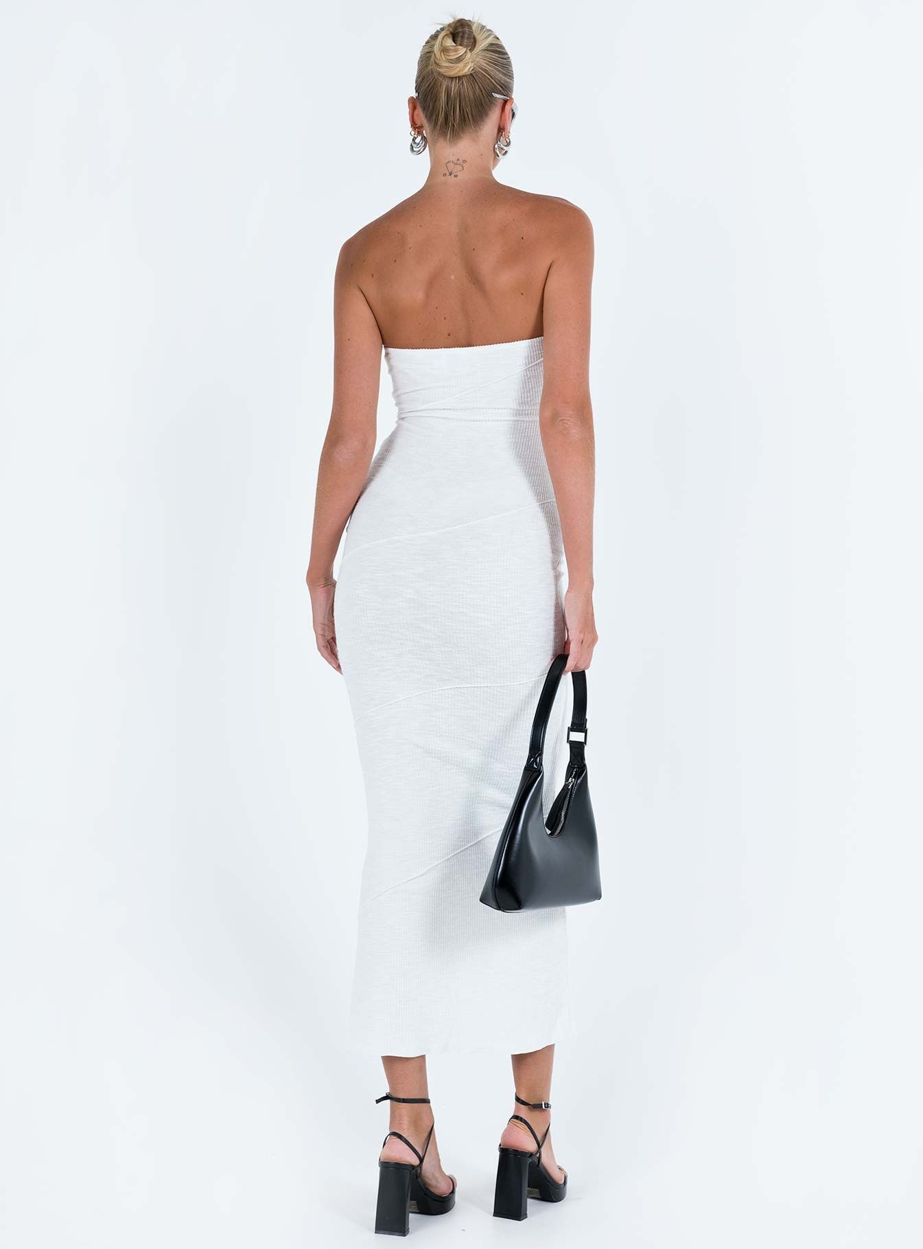 Oscar Midi Dress White Tall sold by Princess Polly product image thumbnail 5