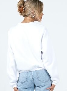 Love Bites Sweatshirt White sold by Princess Polly