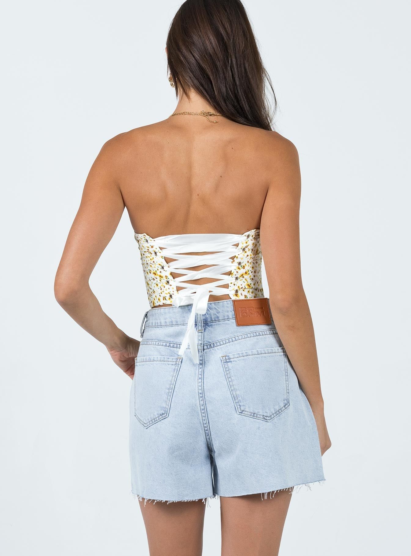 Reyes Denim Shorts Denim sold by Princess Polly product image thumbnail 5