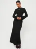 Bordelle Long Sleeve Maxi Dress Black sold by Princess Polly