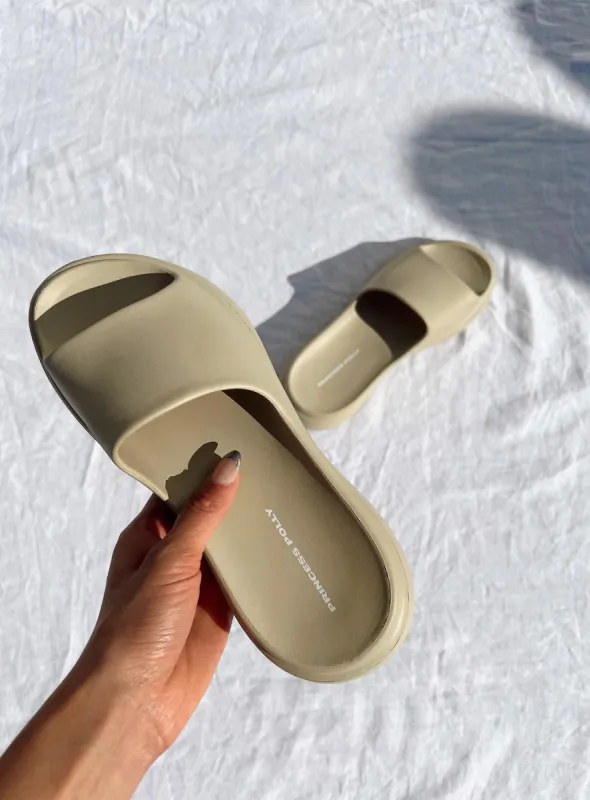 Havana Slides Beige sold by Princess Polly