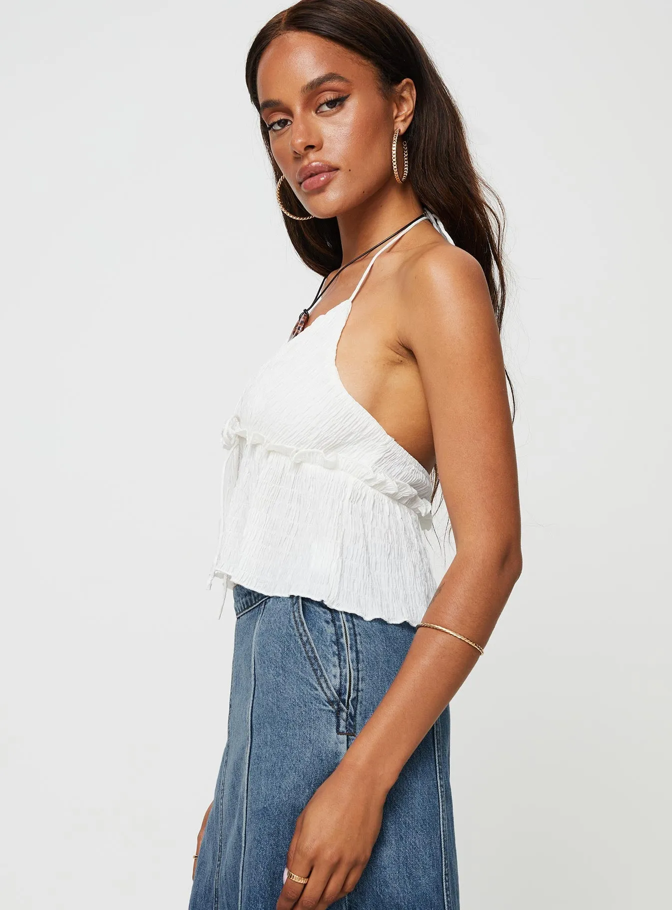 Franz Top White sold by Princess Polly product image thumbnail 4