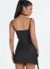 Cristo Mini Dress White / Black sold by Princess Polly