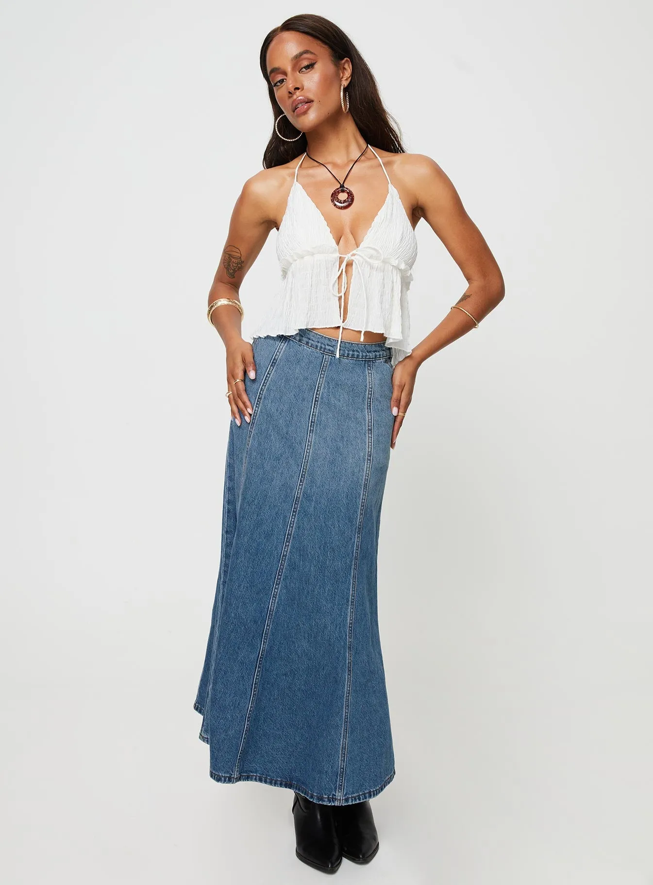 Franz Top White sold by Princess Polly product image thumbnail 3