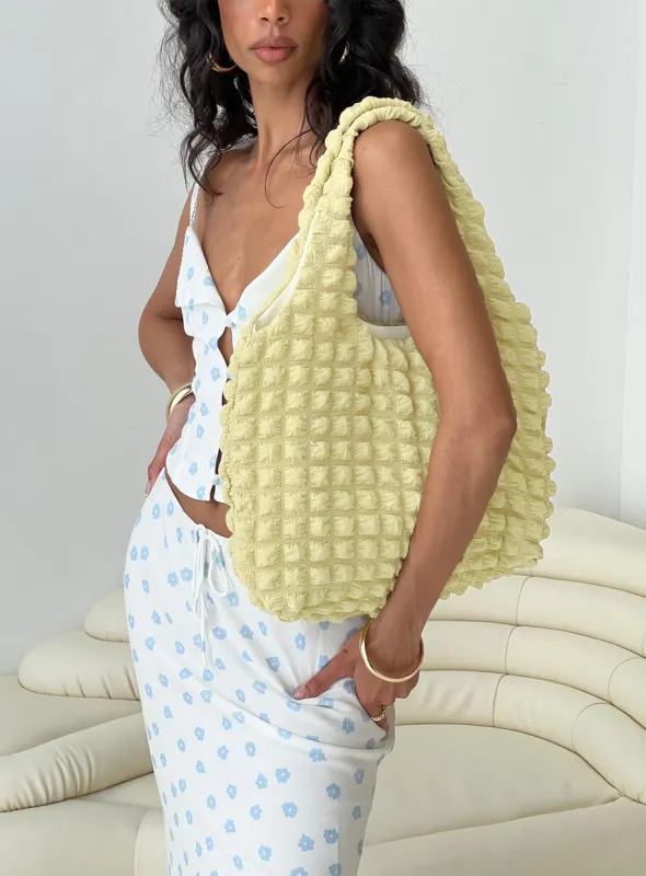 Melbourne Tote Bag Yellow sold by Princess Polly