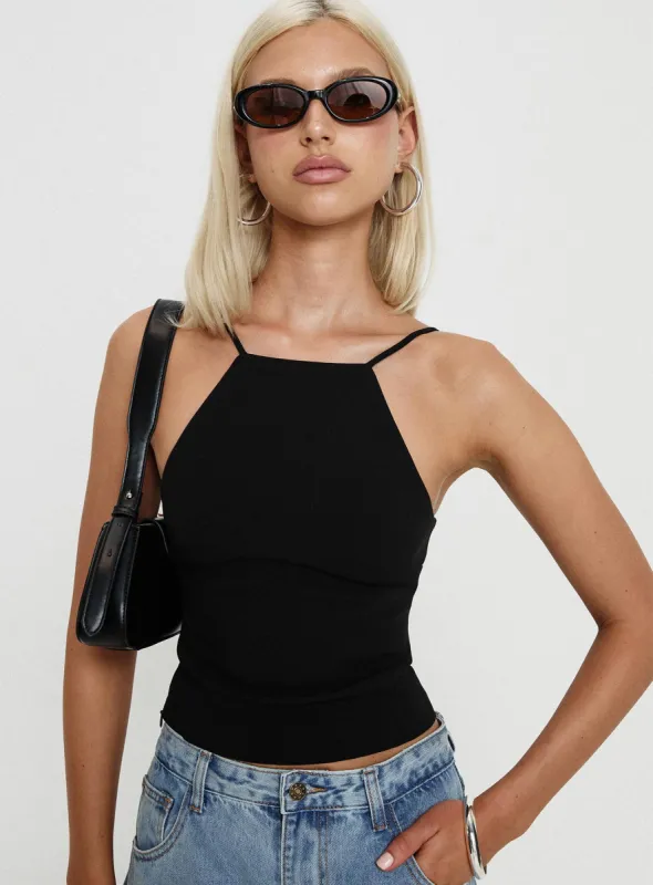 Arianwen Top Black sold by Princess Polly