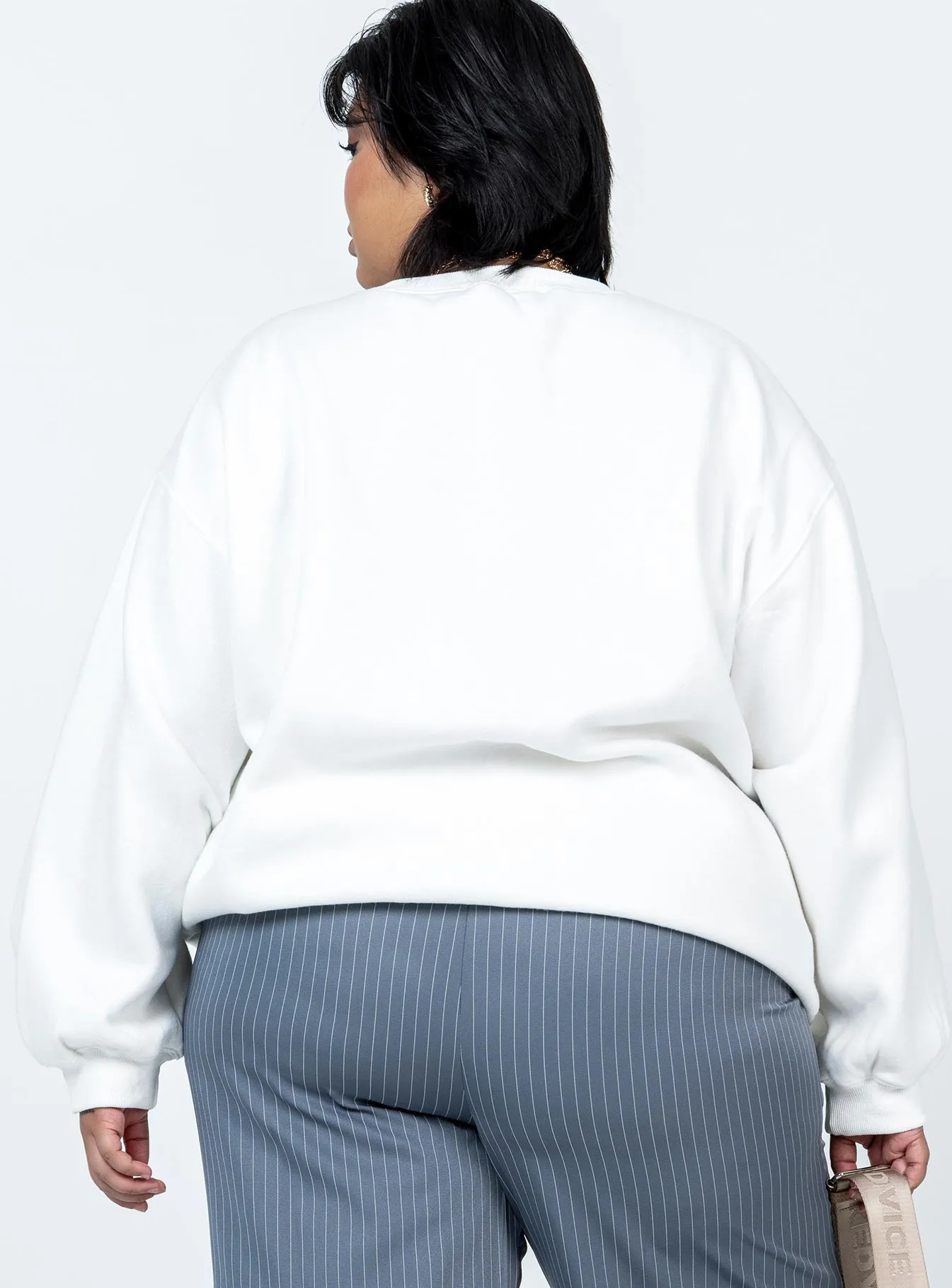 Colorado Oversized Crewneck Sweatshirt White Curve sold by Princess Polly product image thumbnail 5