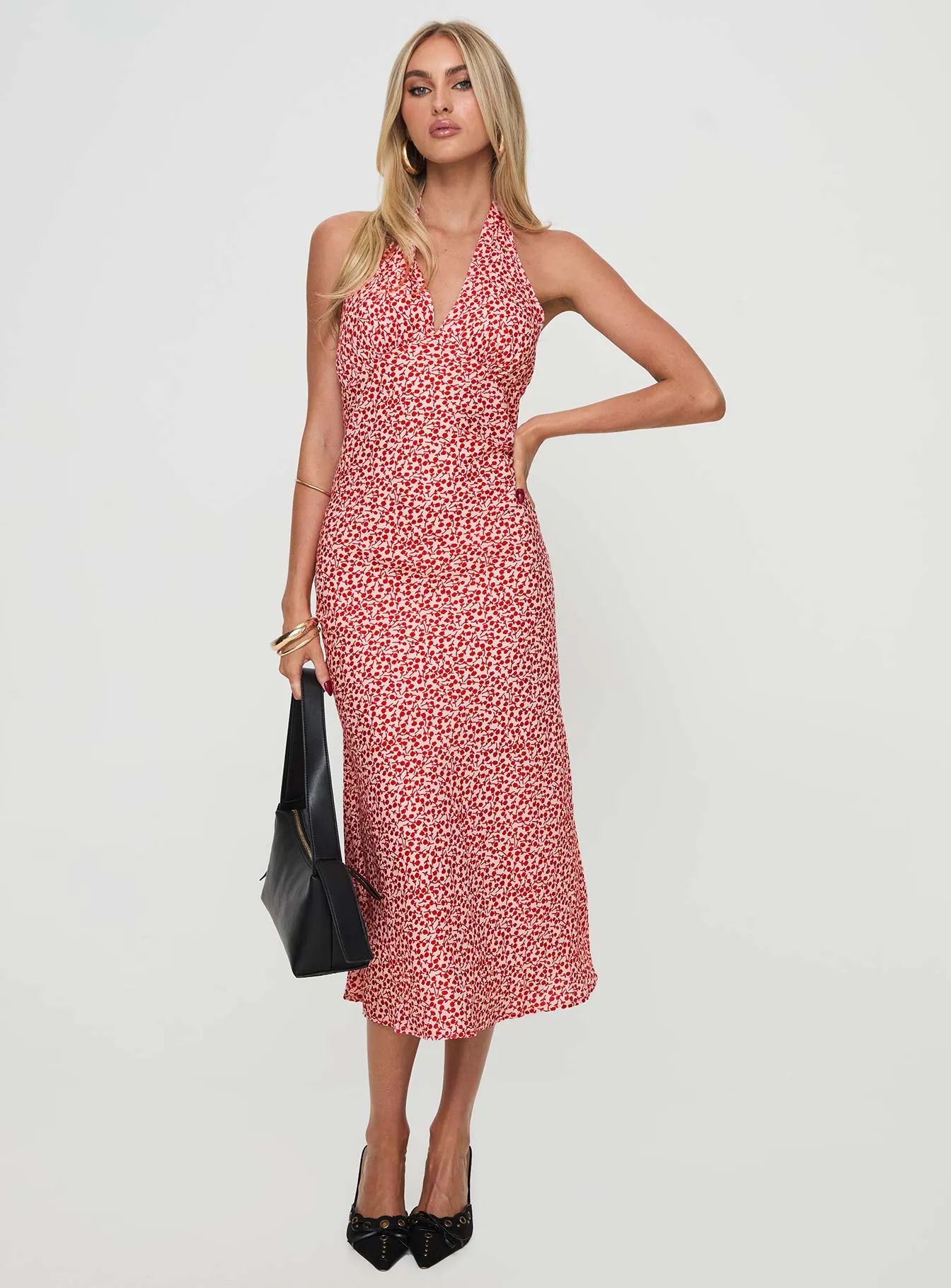 Danielo Maxi Dress Red Floral sold by Princess Polly product image thumbnail 3
