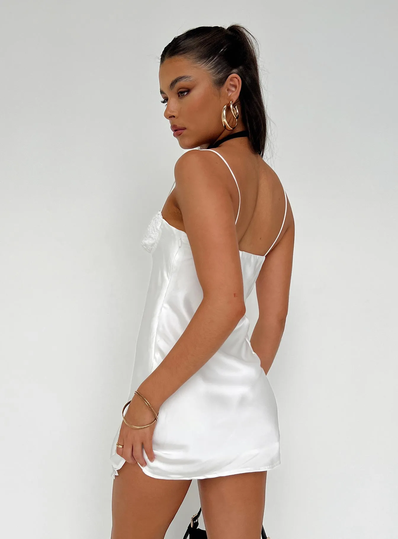 Tressa Mini Dress White sold by Princess Polly product image thumbnail 3