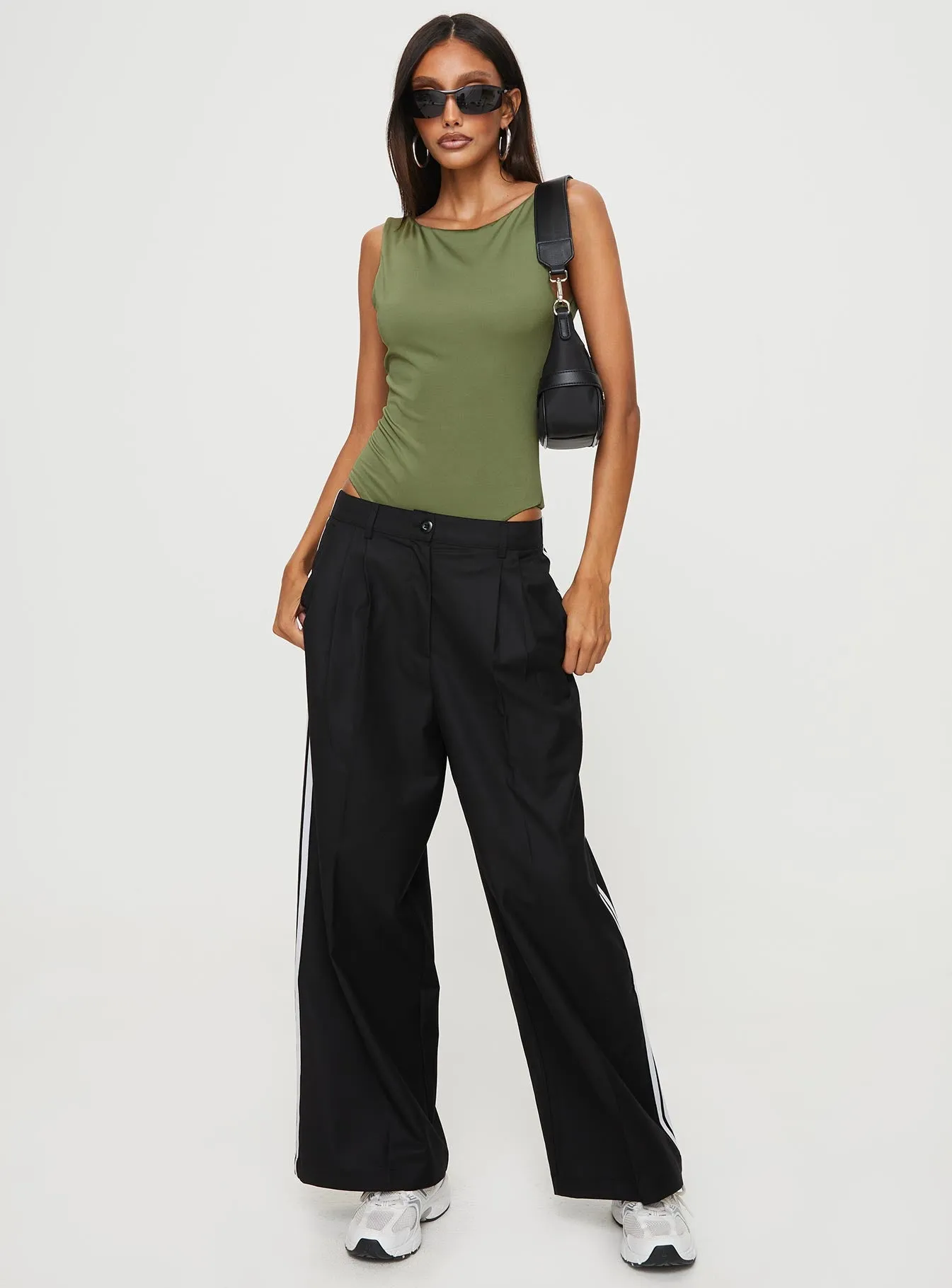 Coomba Backless Bodysuit Green sold by Princess Polly product image thumbnail 3