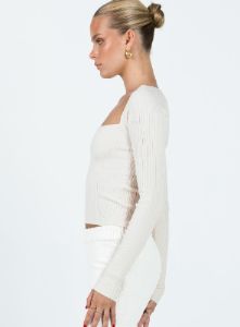 Mavins Long Sleeve Top Beige sold by Princess Polly